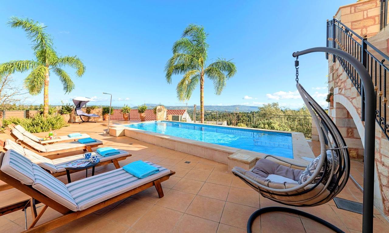 Steve Kois Villa Heated Pool Chania  Ngoại thất bức ảnh