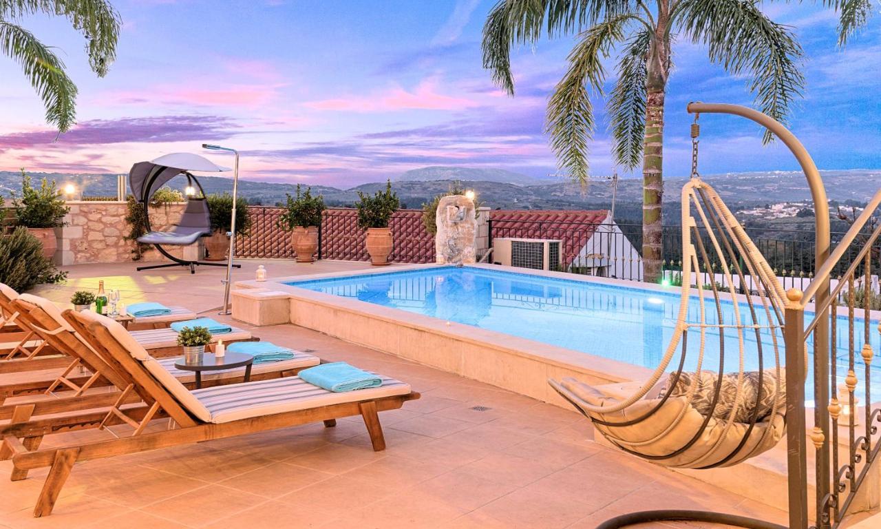 Steve Kois Villa Heated Pool Chania  Ngoại thất bức ảnh