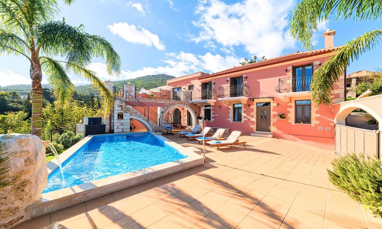 Steve Kois Villa Heated Pool Chania  Ngoại thất bức ảnh