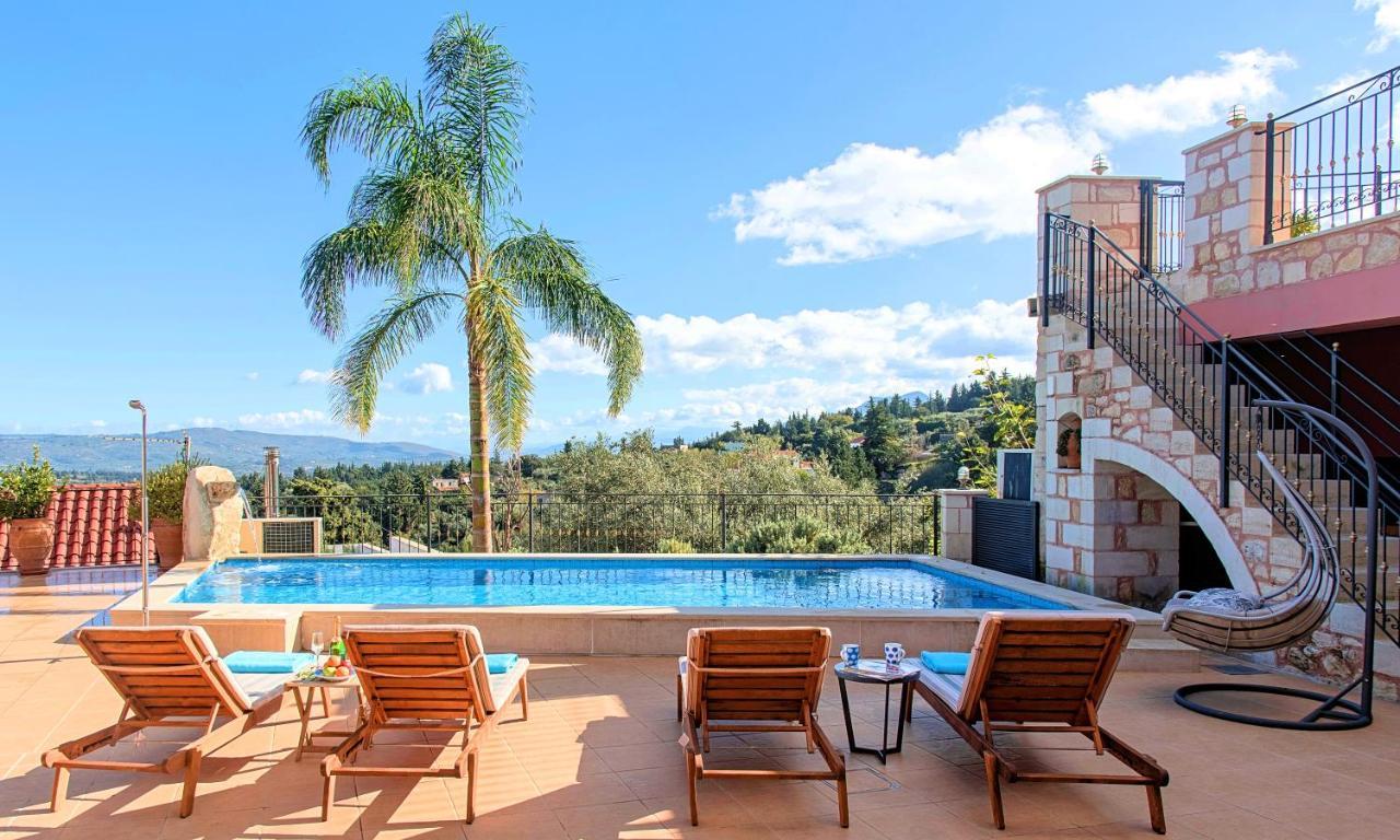 Steve Kois Villa Heated Pool Chania  Ngoại thất bức ảnh