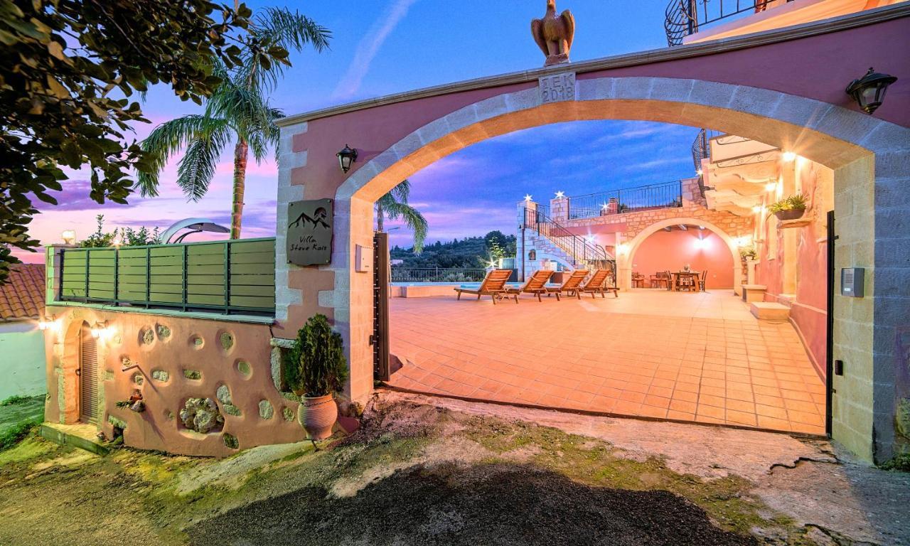 Steve Kois Villa Heated Pool Chania  Ngoại thất bức ảnh